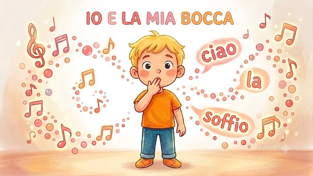 Io e la mia bocca: un bambino parla e soffia fra note musicali