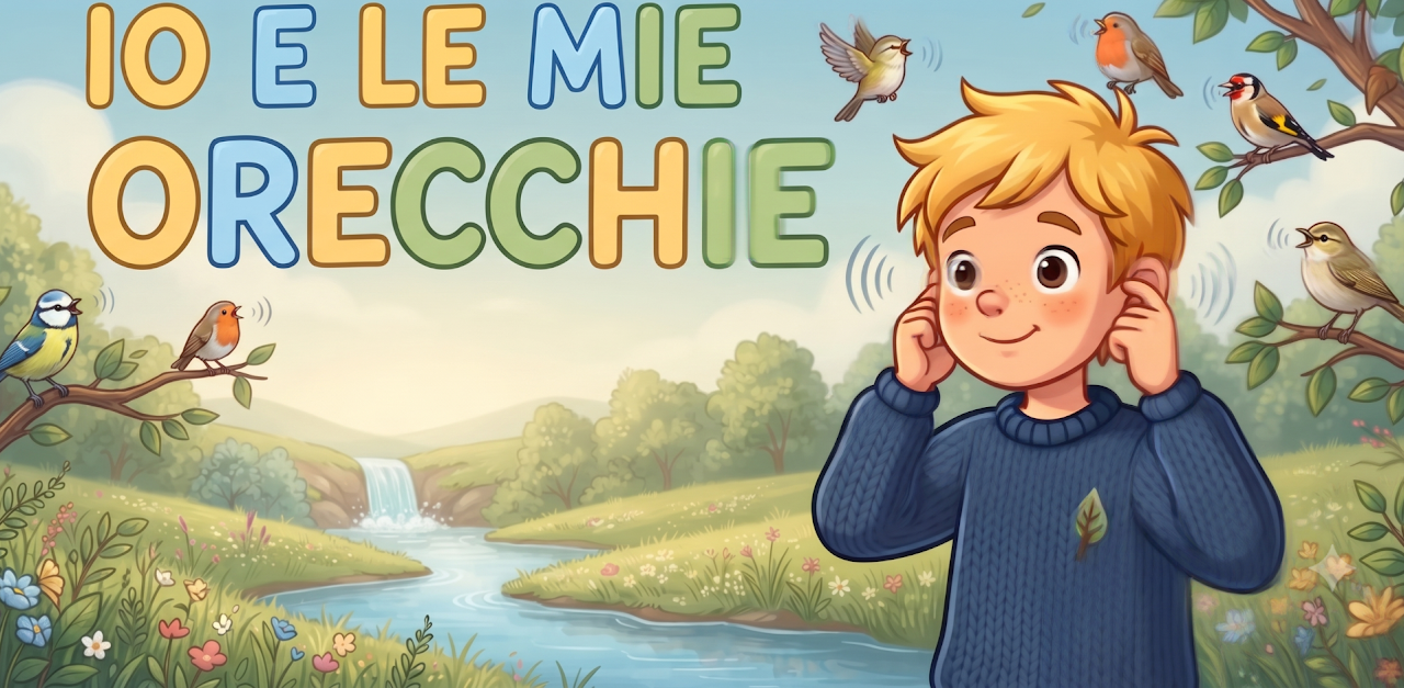 Io e le mie orecchie: un bambino ascolta il canto degli uccelli